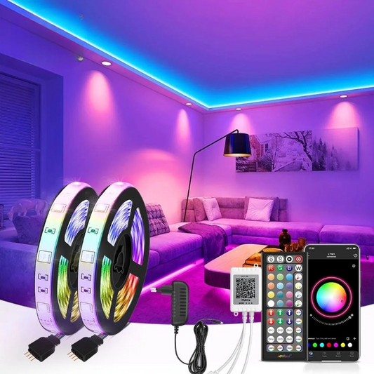 Ruban Bande lumineuse LED Multicolore avec télécommande