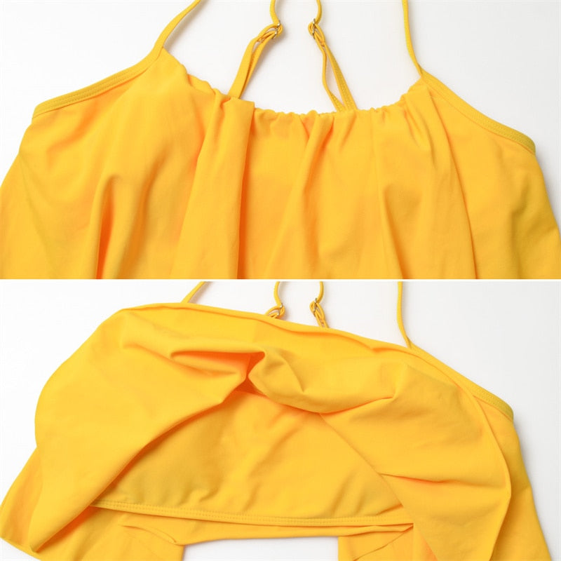 maillots-de-bain-femmes-enceinte-jaune