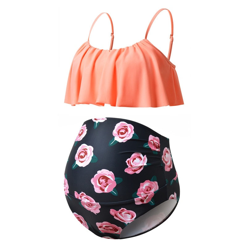 MAILLOT-grossesse-2-pieces-roses