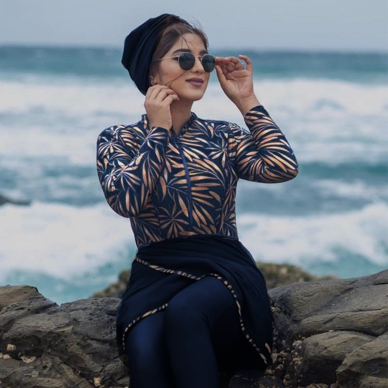 Burkini femme 3 Pièces Trésor – Diferla®